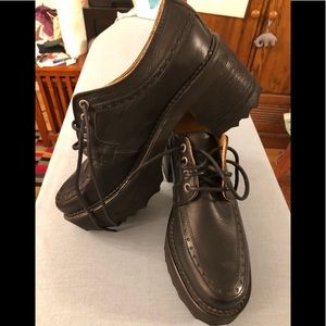 John Fluevog platform oxfords